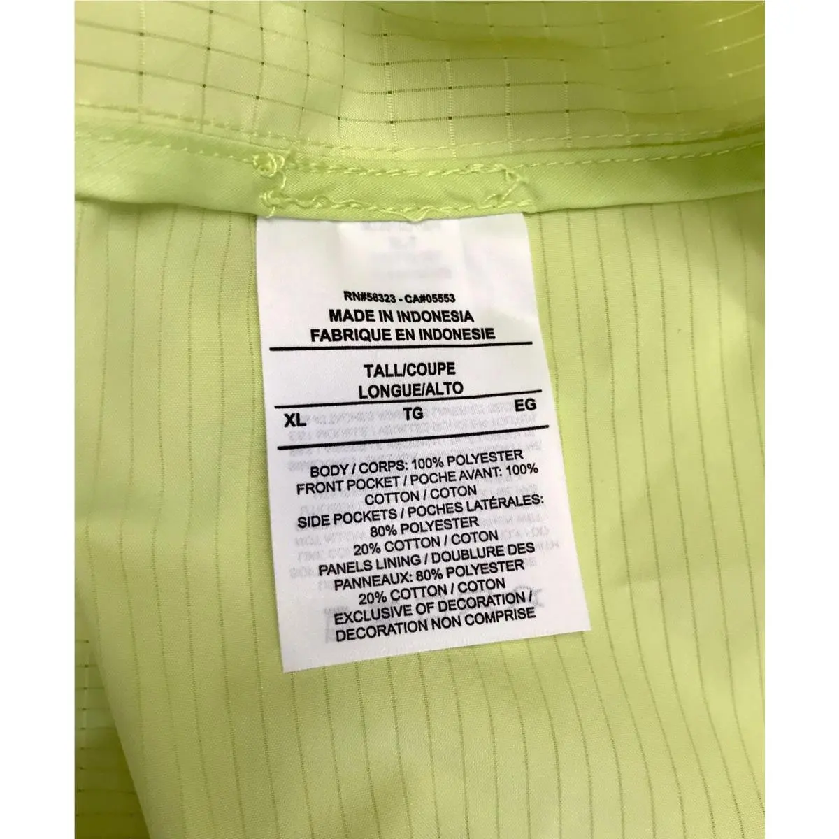 Nike clothing - Nike Tech Pack - Tech Pack - Limelight - Black Highlights, Manufacturer: Limelight Green (UPC: 0193658794305) 6