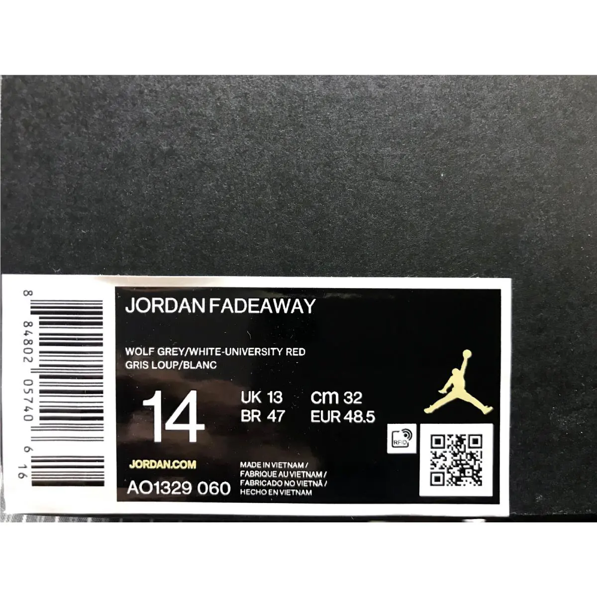 Nike shoes - Air Jordan Fadeaway - Air Fadeaway - AO1329060 - Gray (UPC: 884802057406) 3