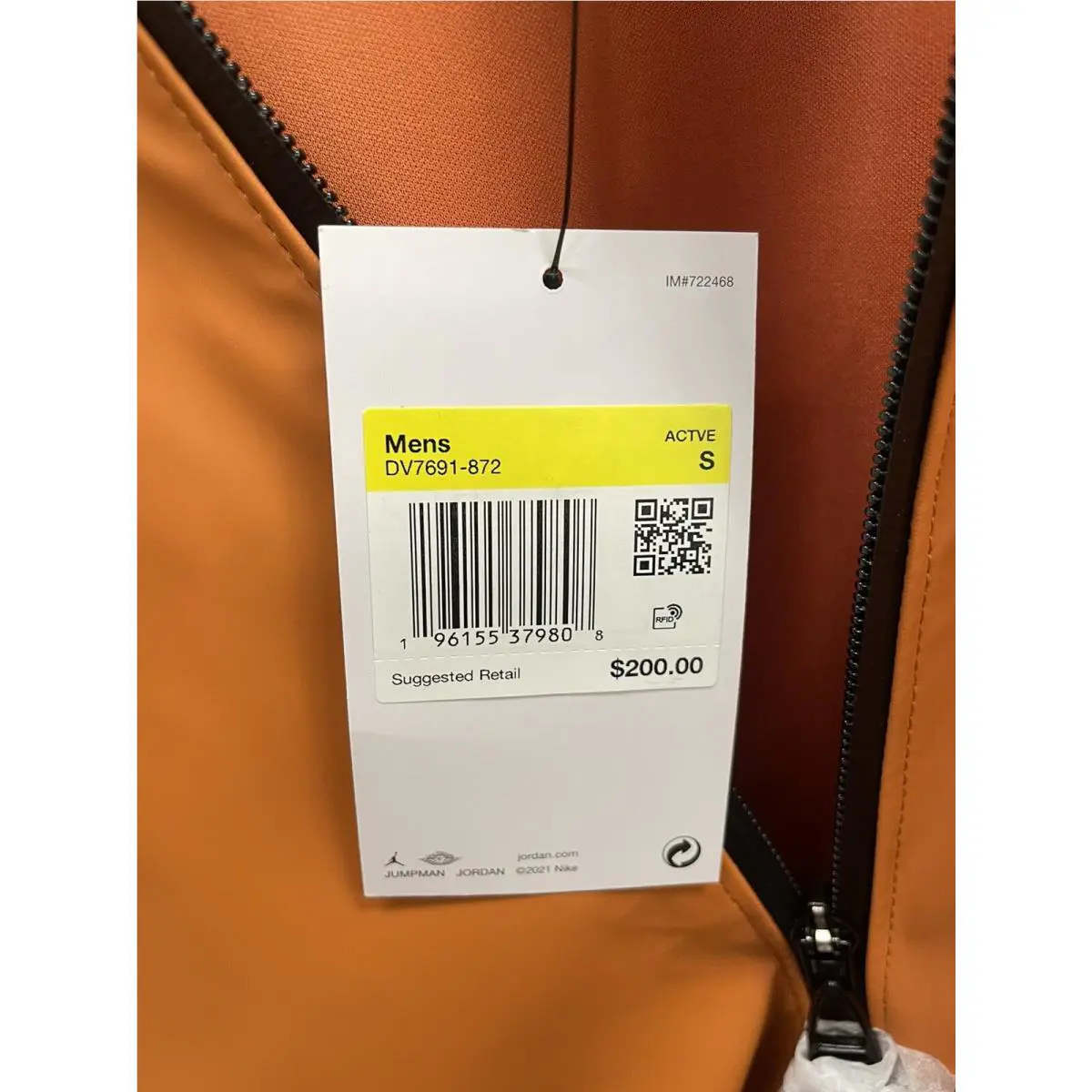 Nike clothing - 872 - DV7691-872 - Orange (UPC: 196155379808) 7