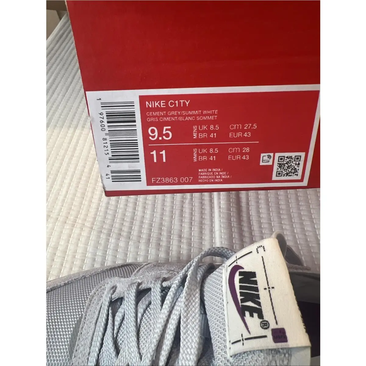 Nike shoes - Nike C1TY - FZ3863-007 - Gray 10