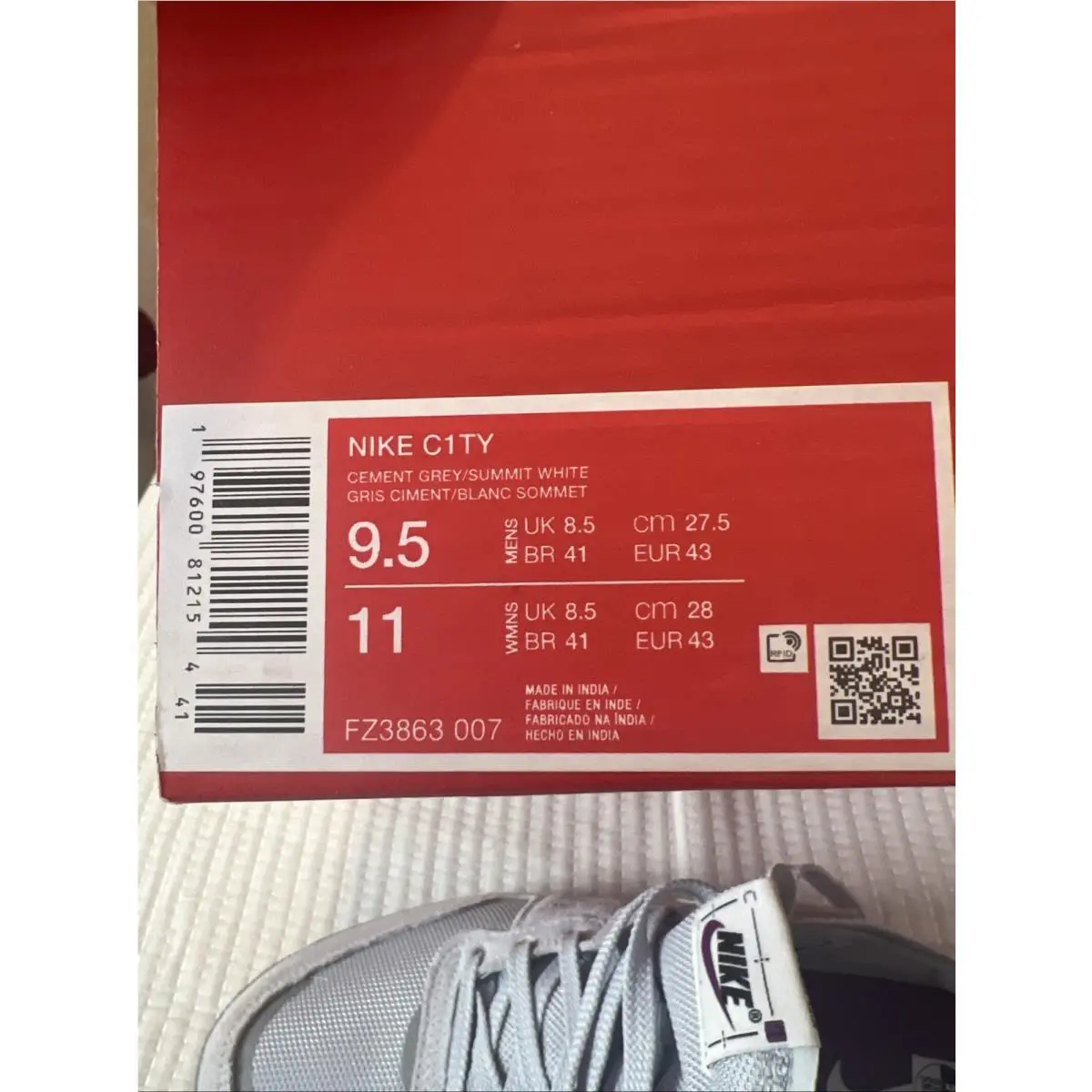 Nike shoes - Nike C1TY - FZ3863-007 - Gray 11
