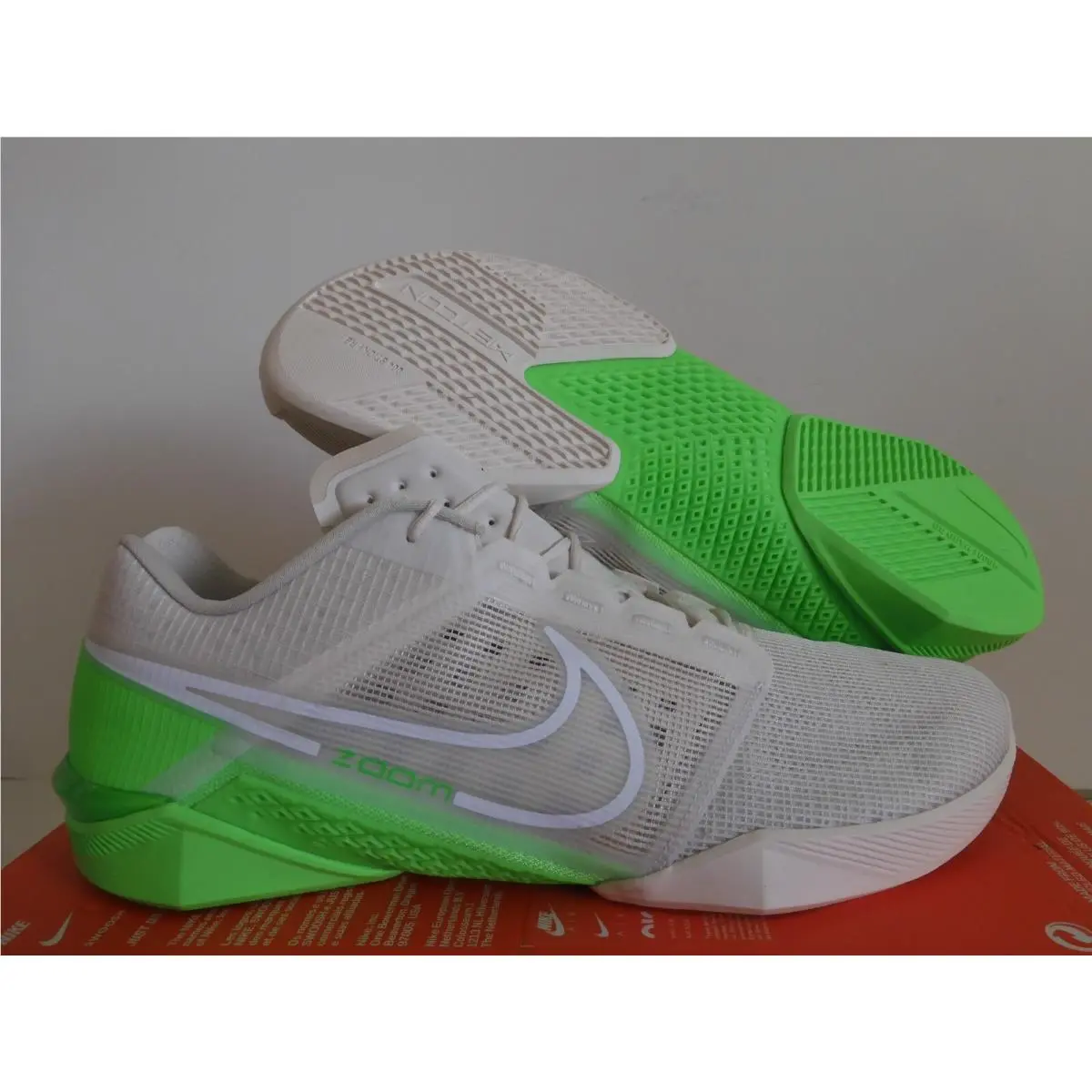 Nike Zoom Metcon Turbo 2 Phantom-white-light Orewood Brown SZ 14 DH3392-005