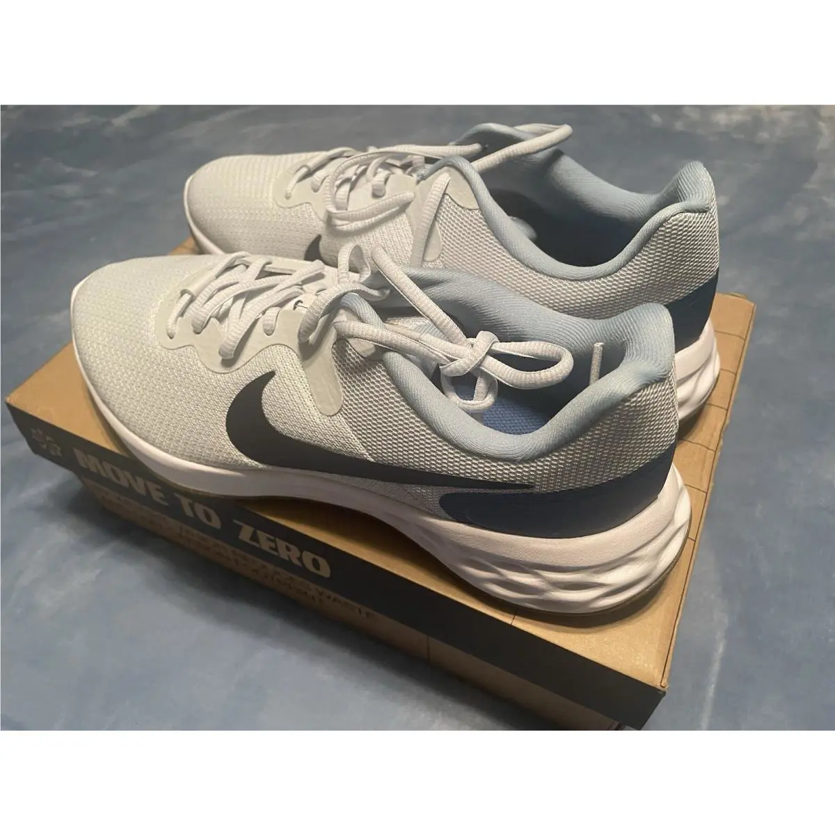 Nike shoes - Nike Revolution 6 NN - Revolution - DC3728009 - Pure Platinum/Thunder Blue 9