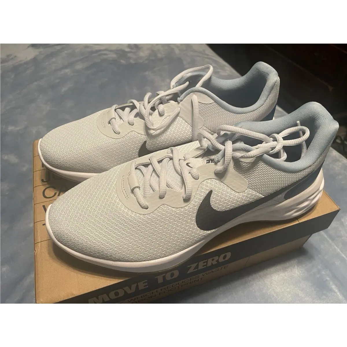 Nike shoes - Nike Revolution 6 NN - Revolution - DC3728009 - Pure Platinum/Thunder Blue 3