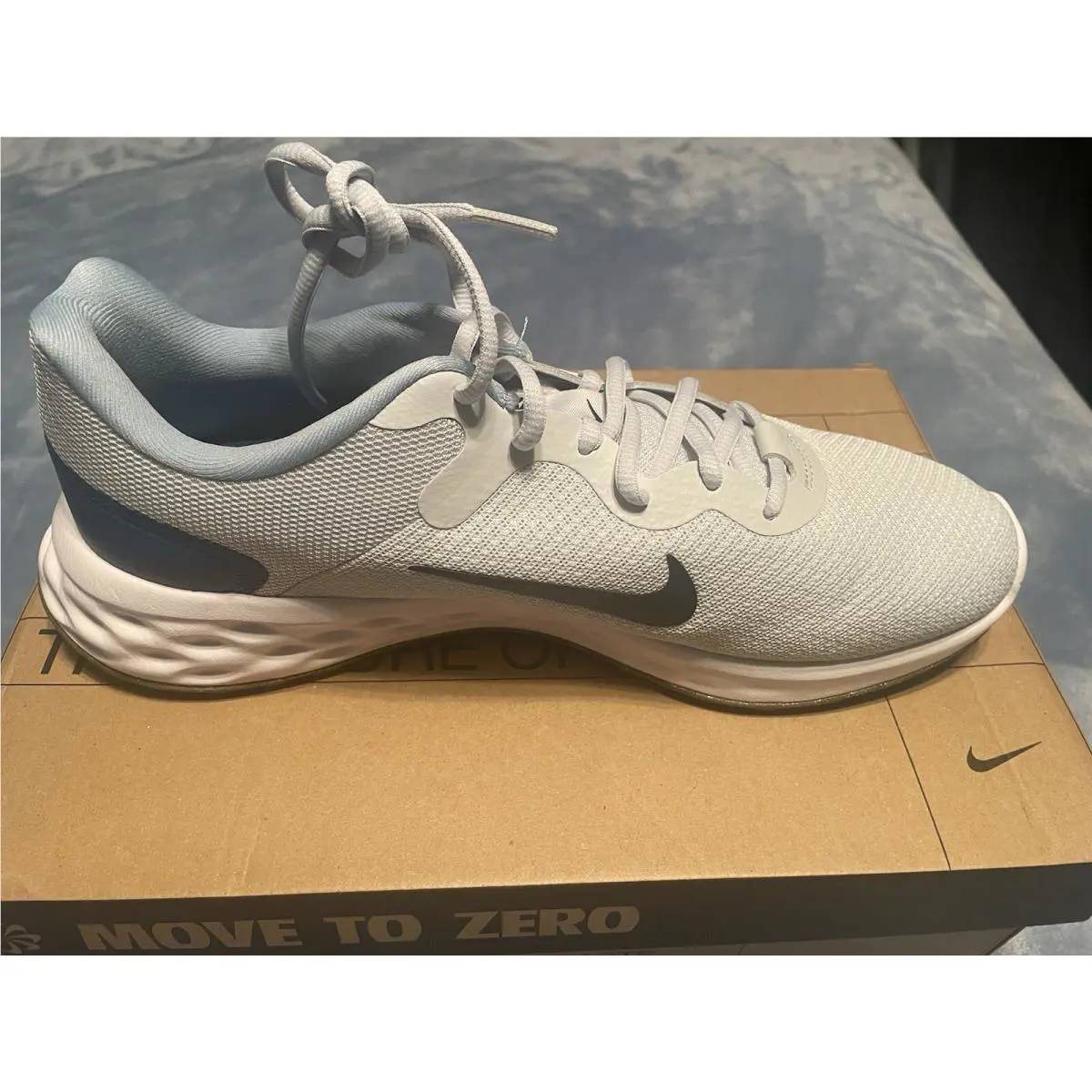 Nike shoes - Nike Revolution 6 NN - Revolution - DC3728009 - Pure Platinum/Thunder Blue 5