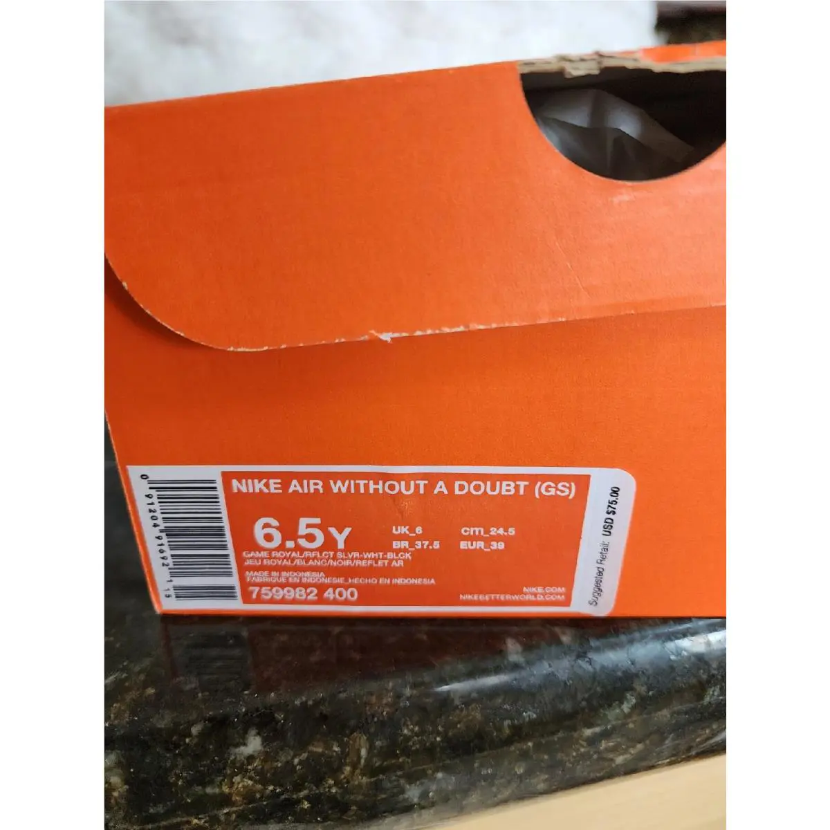 Nike shoes - NIKE AIR WITHOUT A DOUBT 759982 400 - Blue (UPC: 091204916921) 4
