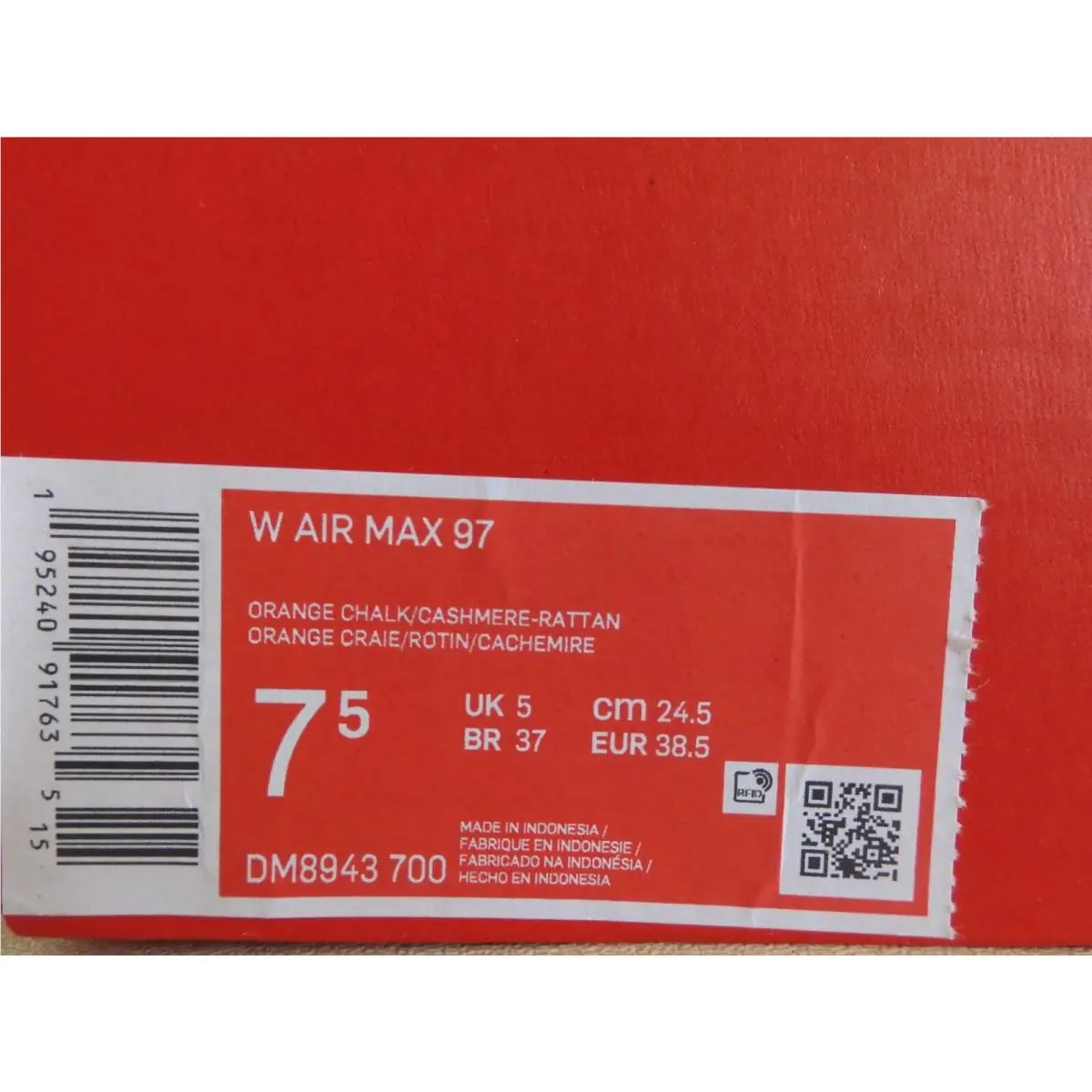 Nike shoes - Nike Air Max 97 - Air Max - DM8943-700 - Orange (UPC: 195240917635) 4
