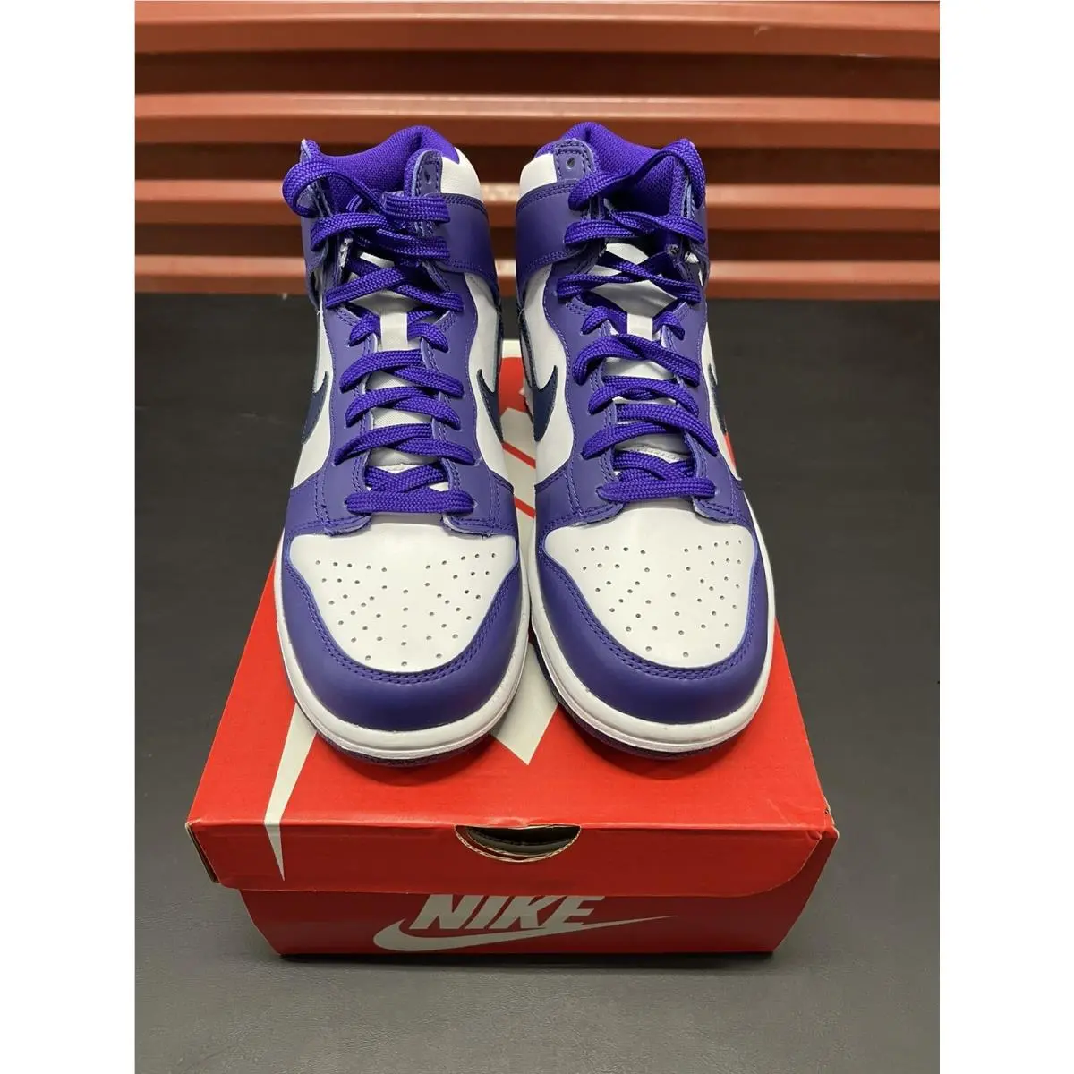 Nike shoes - Nike Dunk High - Dunk High - DH9751-100 - Purple (UPC: 0195866636972) 1