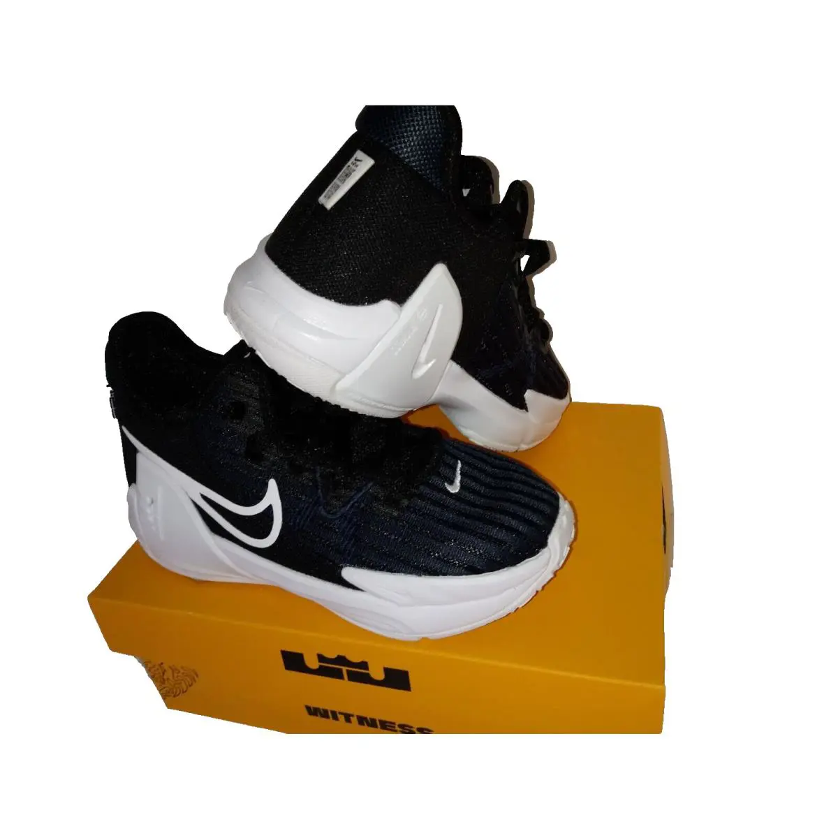 Nike shoes - Nike LeBron Witness 6 - LeBron Witness - DD0424-002 - BLACK/WHITE-DARK OBSIDIAN 2