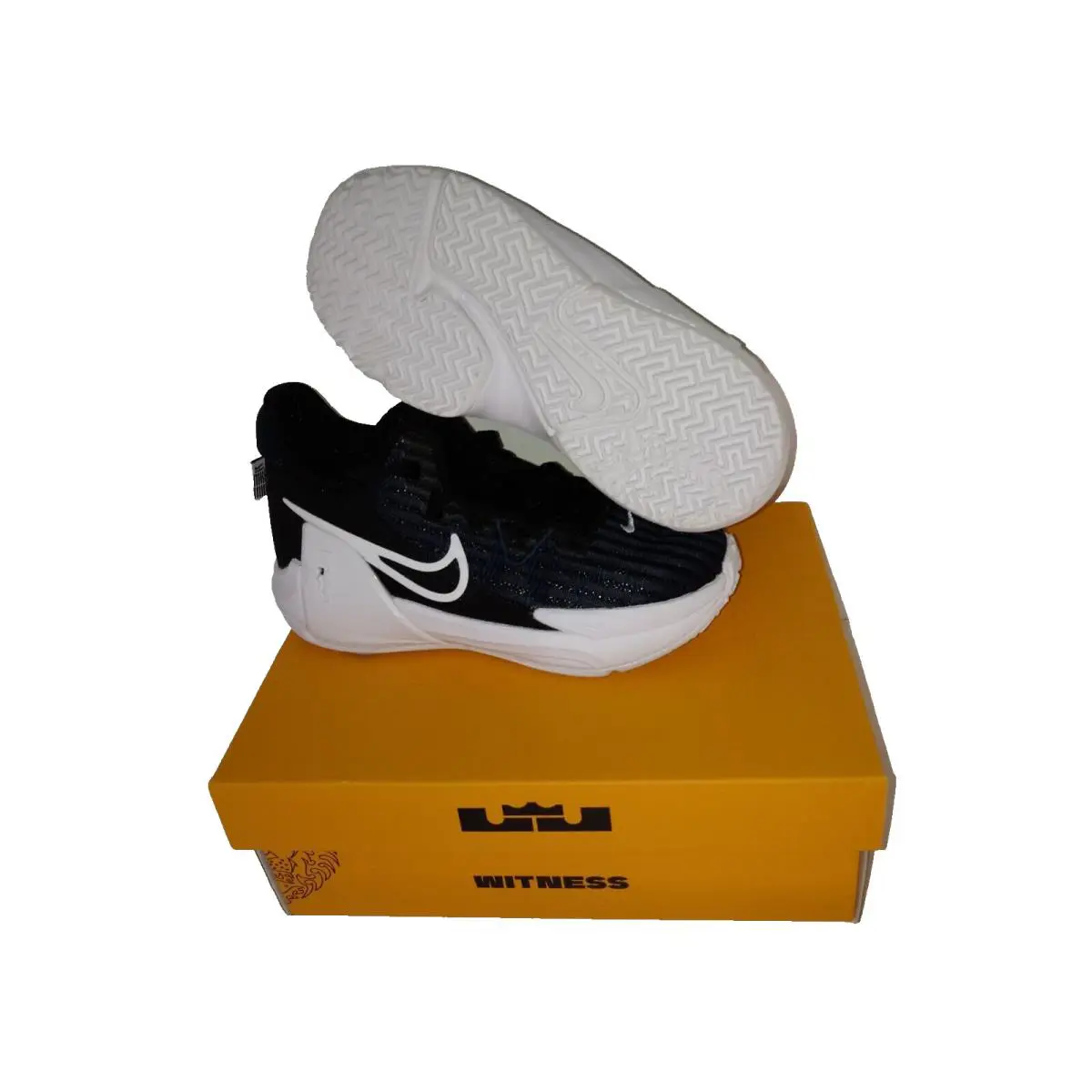 Nike shoes - Nike LeBron Witness 6 - LeBron Witness - DD0424-002 - BLACK/WHITE-DARK OBSIDIAN 4