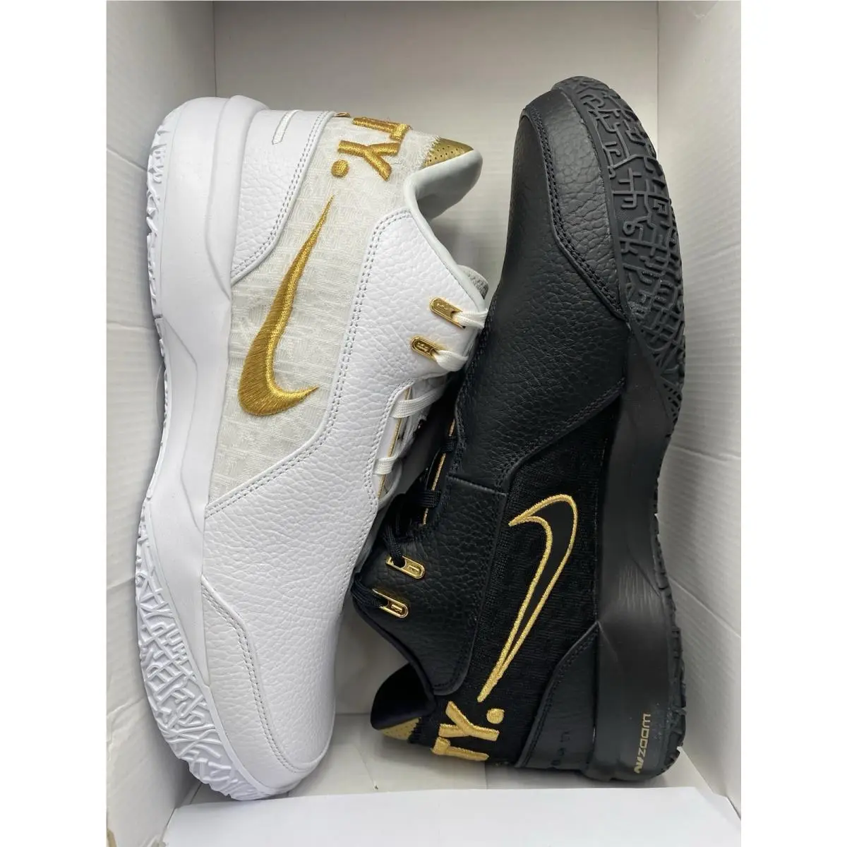 Nike shoes - Nike LeBron NXXT - LeBron NXXT - FJ1566-103 - White/Gold-Black (UPC: 197596581669) 7