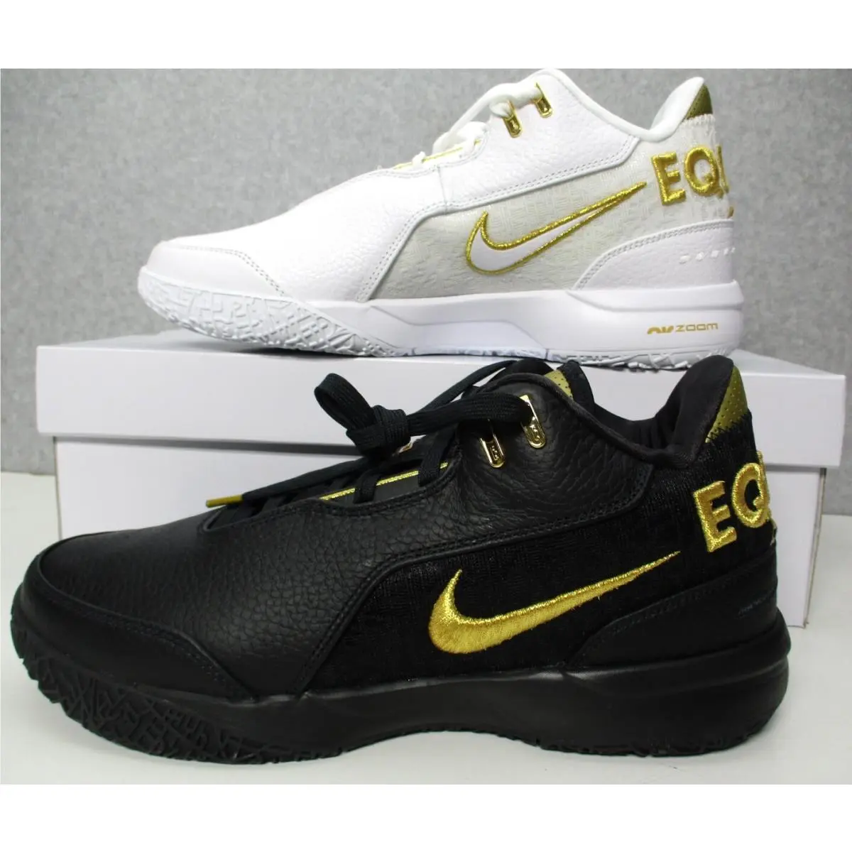 Zoom Lebron Nxxt Gen Ampd Equality Black White Shoes FJ1566 103 Mens Sz 10 by Nike