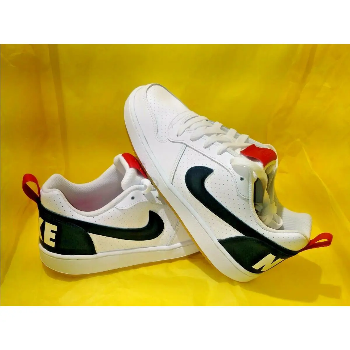 Nike shoes - Court Borough - Court Borough - 839985 105 - WHITE/BLACK/RED (UPC: 884498609231) 0