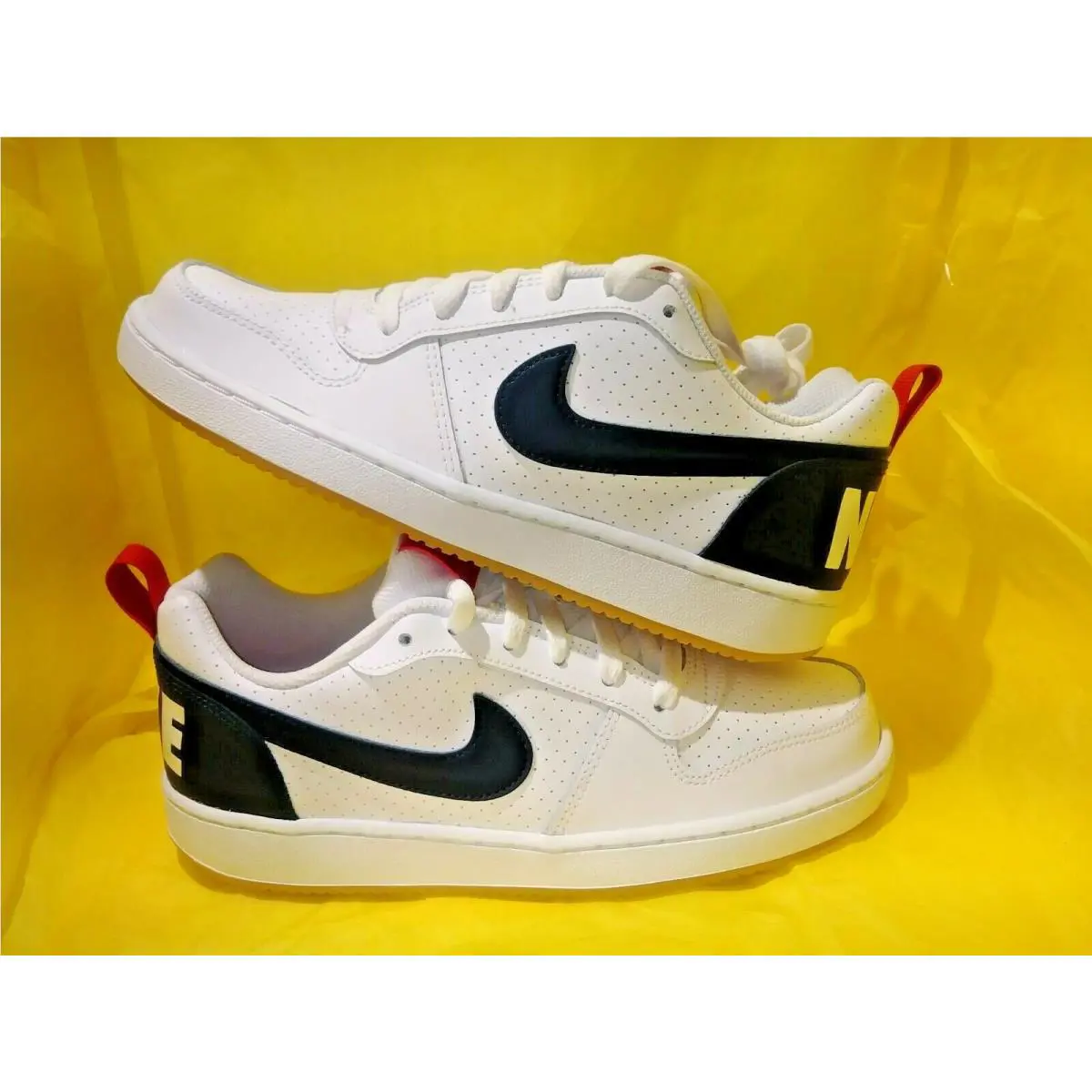 Nike shoes - Court Borough - Court Borough - 839985 105 - WHITE/BLACK/RED (UPC: 884498609231) 2