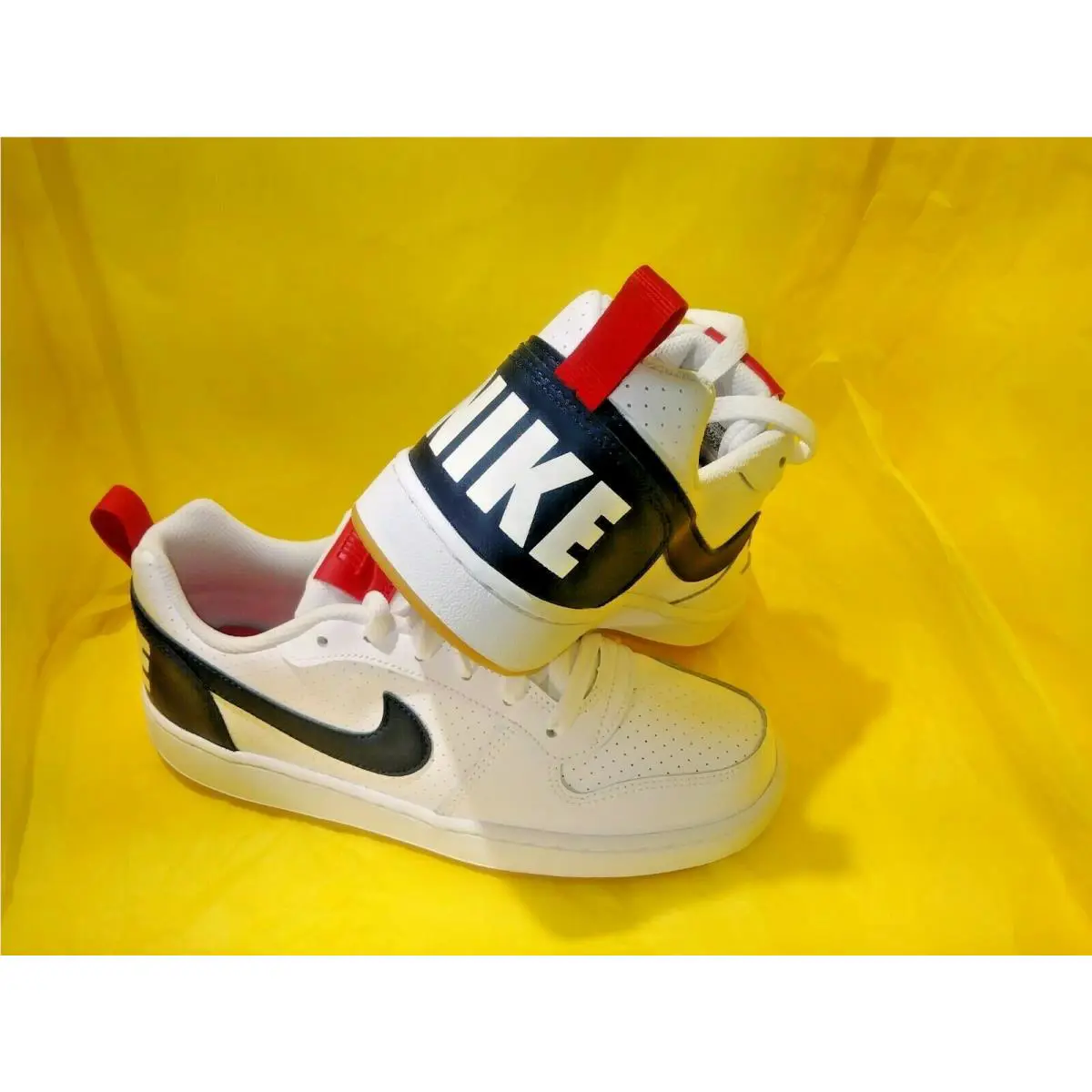 Nike shoes - Court Borough - Court Borough - 839985 105 - WHITE/BLACK/RED (UPC: 884498609231) 5