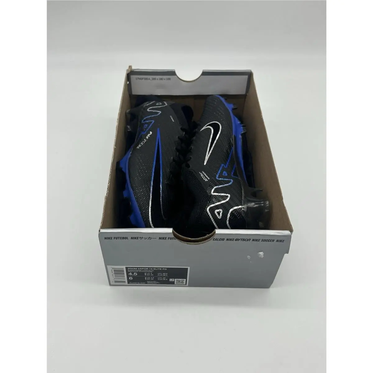 Nike shoes - Nike Zoom Mercurial Vapor 15 Elite FG - DJ4978-040 - Blue (UPC: 196608034810) 9