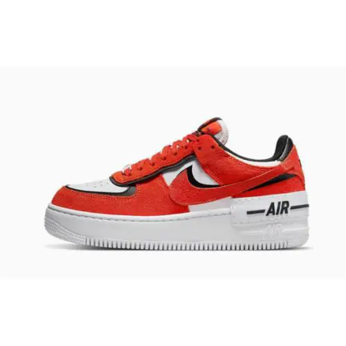 Sz 11 - Women`s Nike Air Force 1 Shadow `rush Orange` DQ8586-800 - Orange