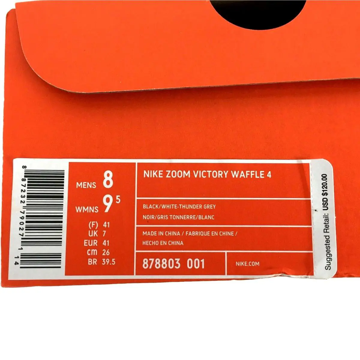 Nike shoes - 878803-001 - 878803-001 - Black/Thunder Grey/Vast Grey/White (UPC: 887232790271) 5
