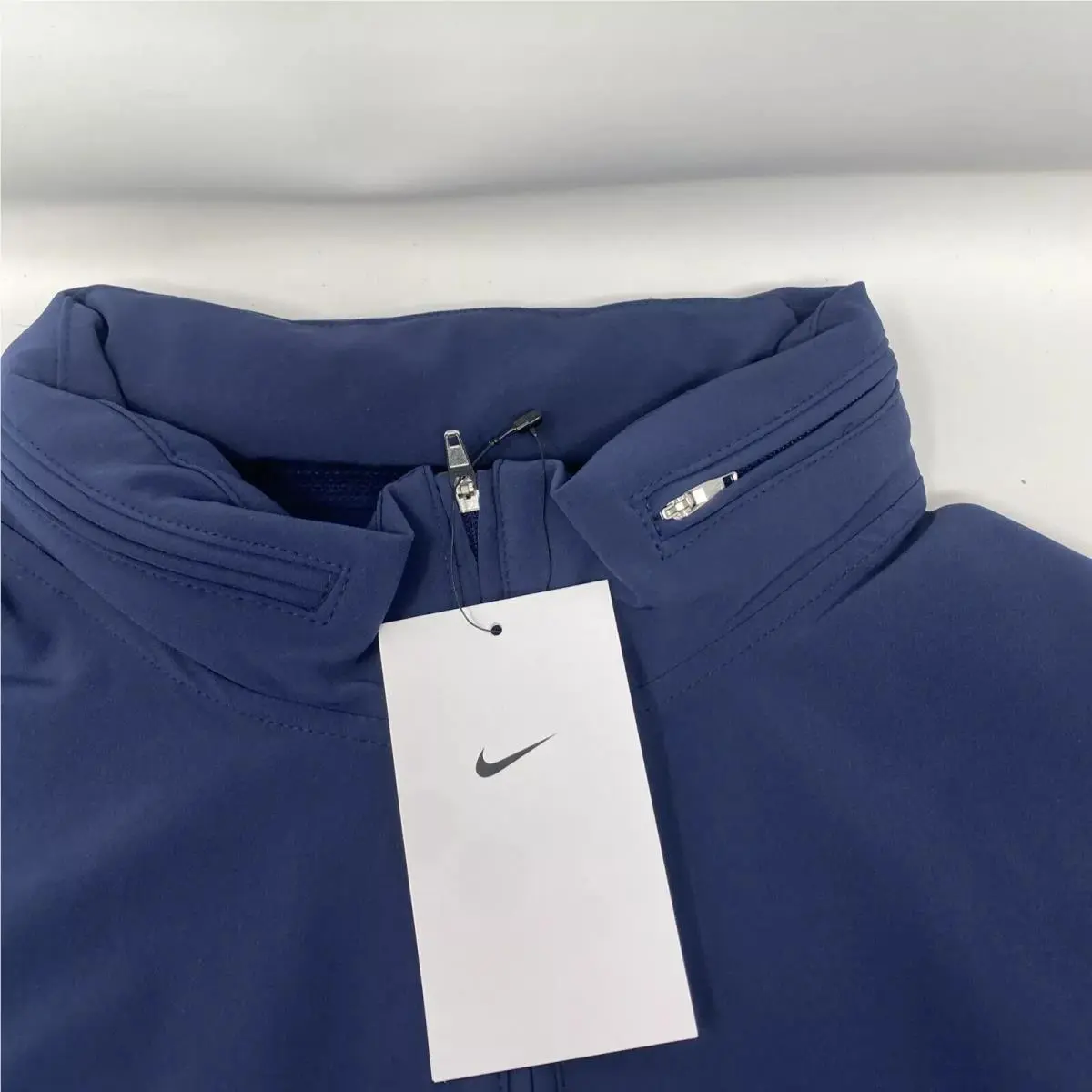 Nike clothing - Nike Men`s Short-Sleeve Woven Coach Jacket - Blue 1