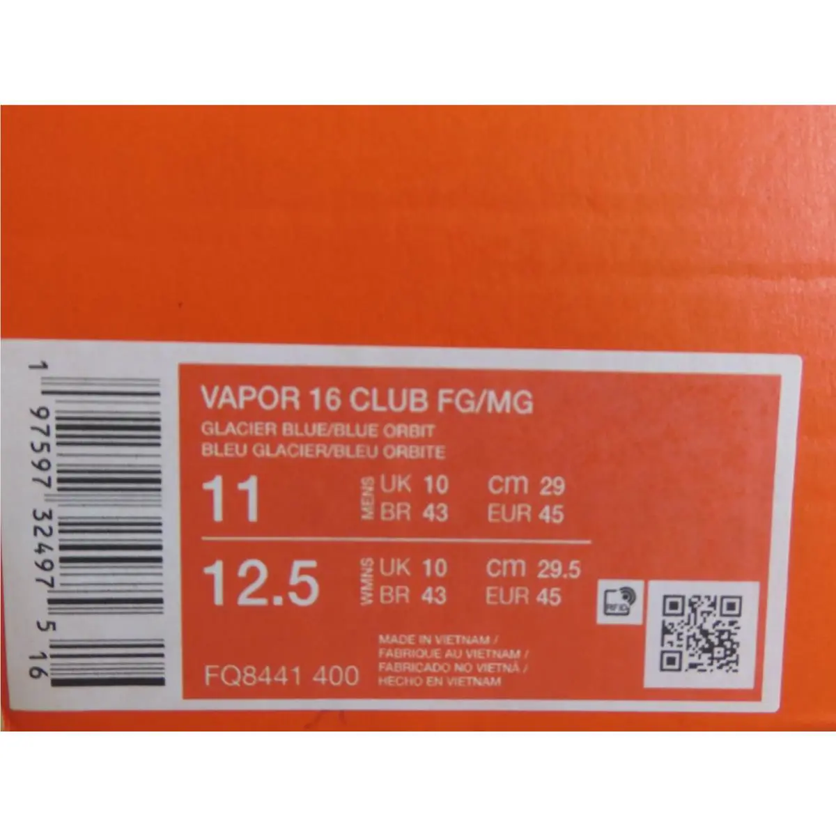 Nike shoes - Nike Mercurial Vapor - Mercurial Vapor - FQ8441-400 - Blue (UPC: 197597304489) 3