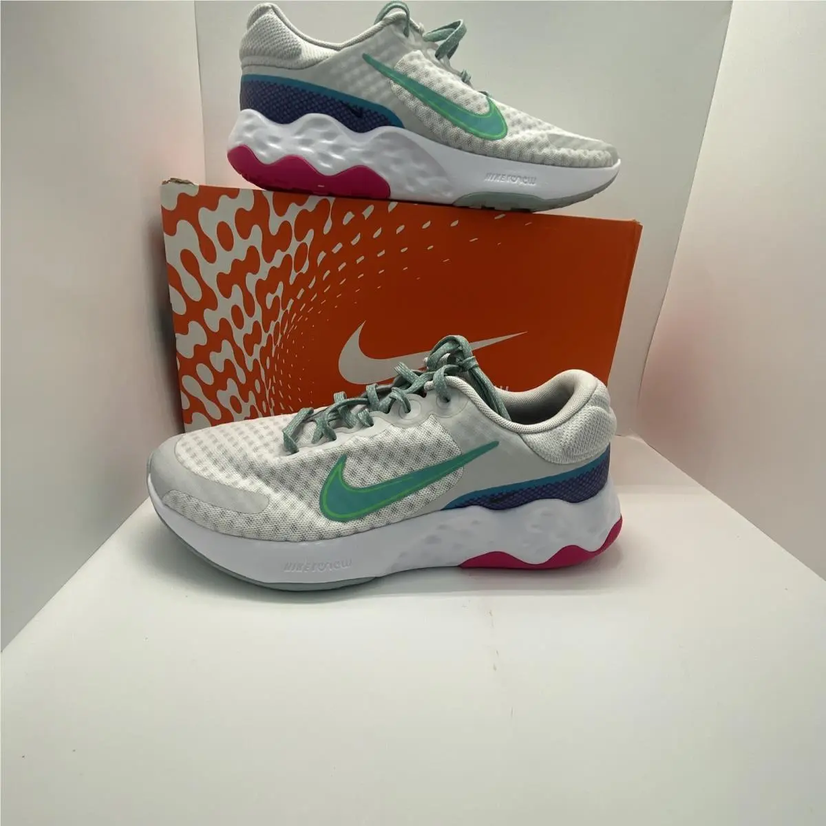Nike shoes - Nike Renew Ride - Renew Ride - DC8184 006 - PHOTON DUST/TEAL 0