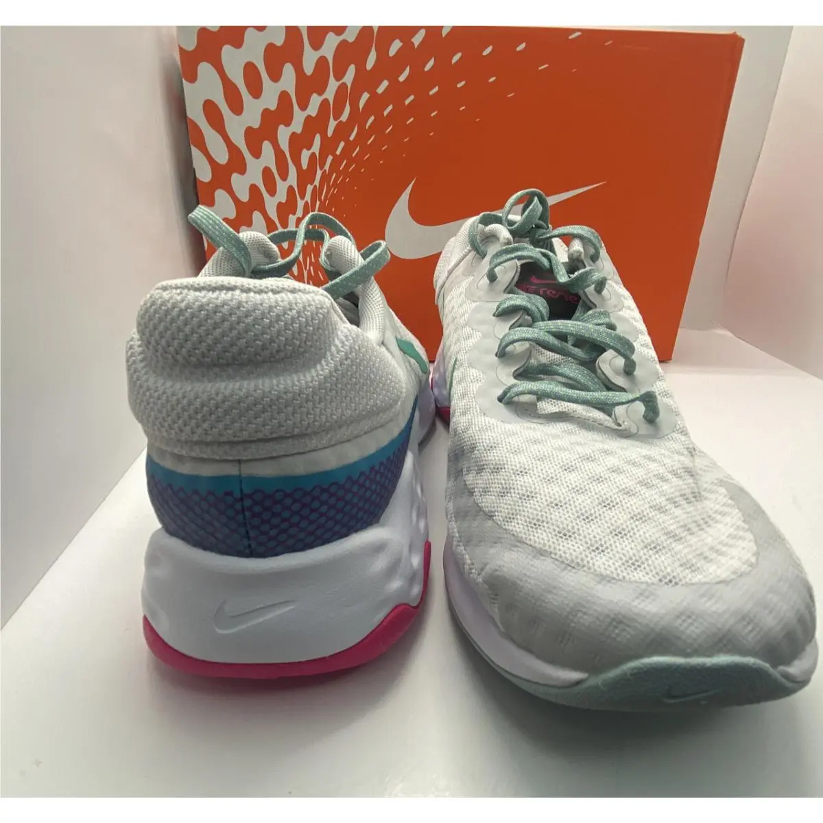 Nike shoes - Nike Renew Ride - Renew Ride - DC8184 006 - PHOTON DUST/TEAL 3