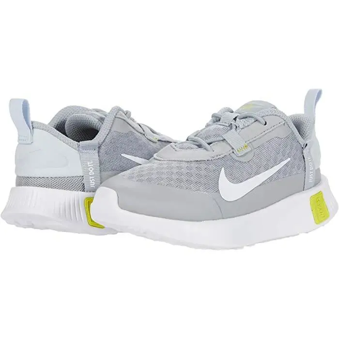 Nike Reposto TD Smoke Grey/white Toddler Sneakers Size 8c Very Nice - White/Smoke Grey
