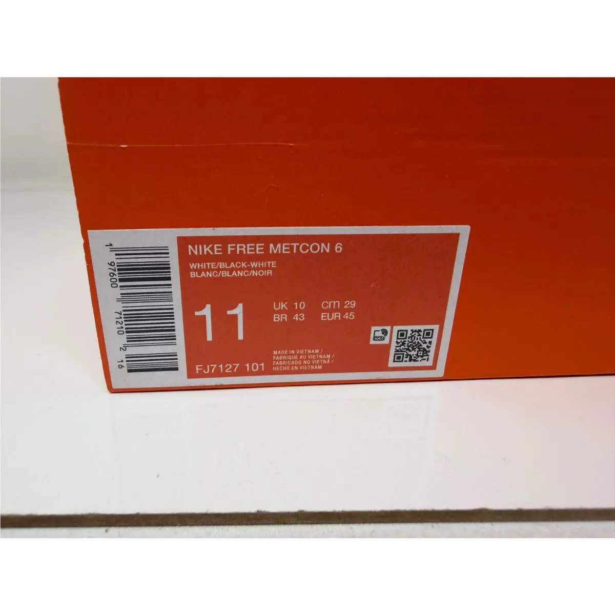 Nike shoes - Nike Free Metcon - Free Metcon - FJ7127-101 - White 5