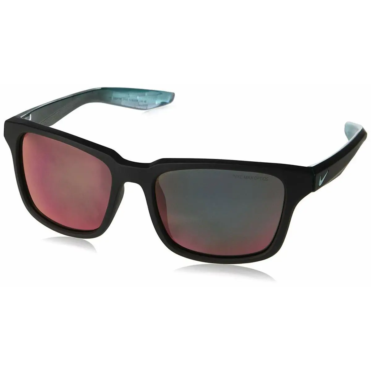 Nike Essential Spree R Black Aurora Prism Unisex Square Sunglasses 57mm