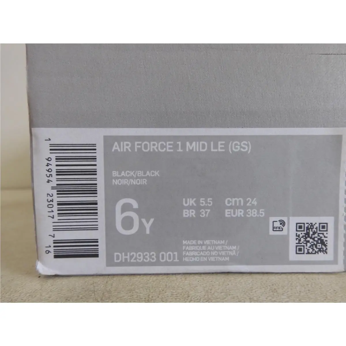 Nike shoes - Nike Air Force 1 Mid - DH2933 001 - Black (UPC: 194954230177) 6
