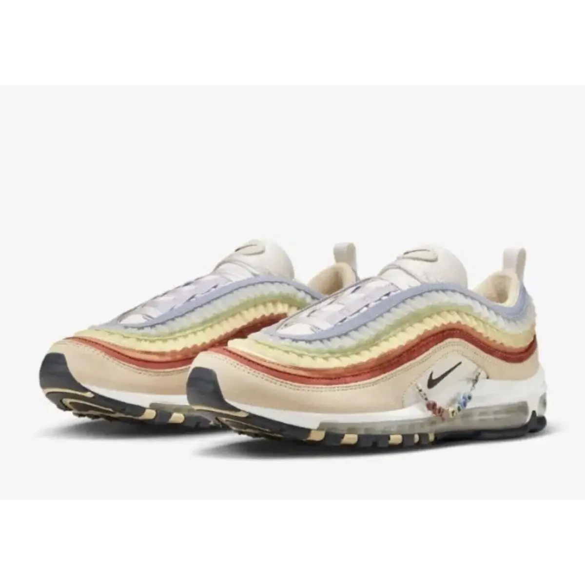 Size 10 Nike Air Max 97 Be True FD8637-600 Lgbtq Charms