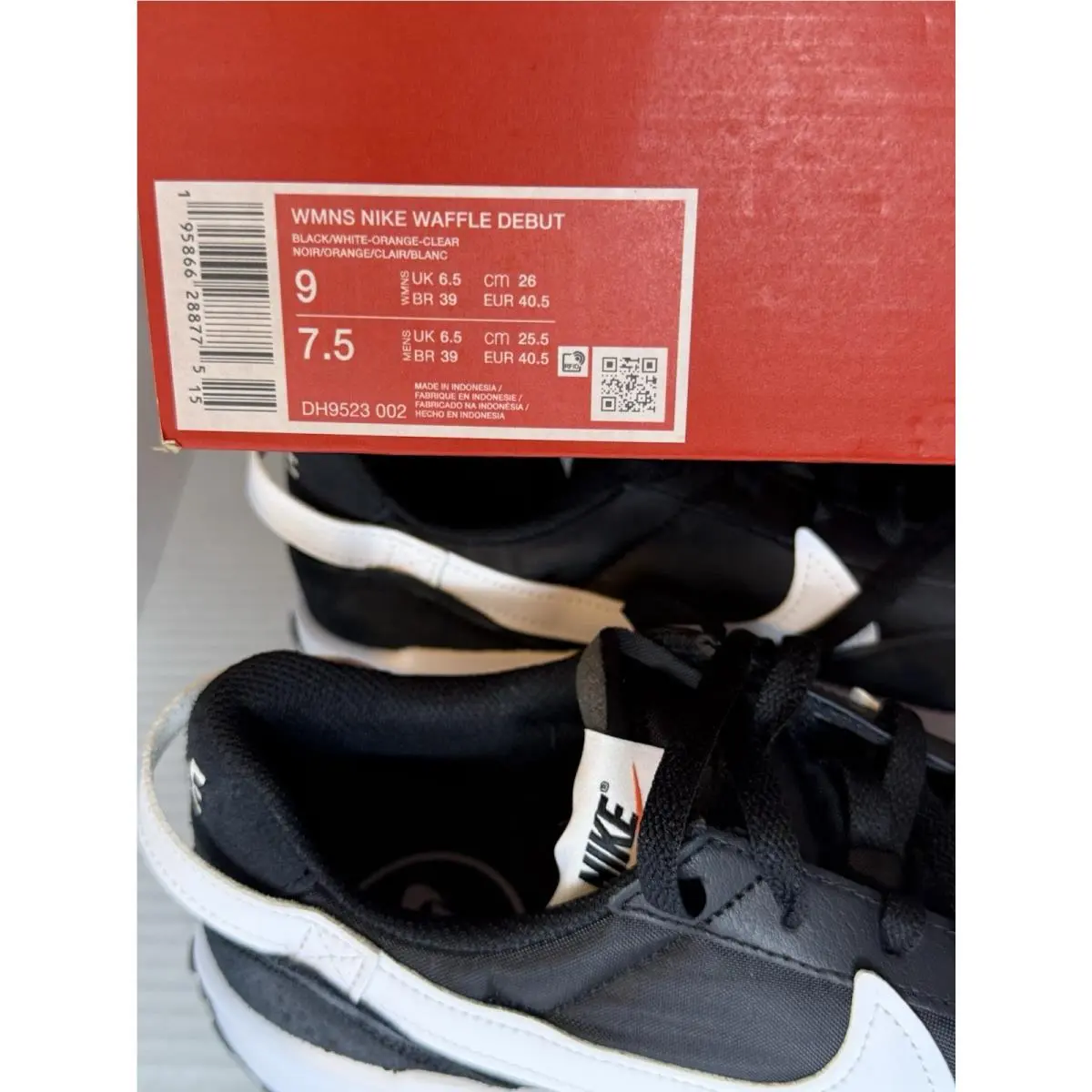 Nike shoes - Nike Waffle Debut - Waffle Debut - DH9523-002 - Black 5