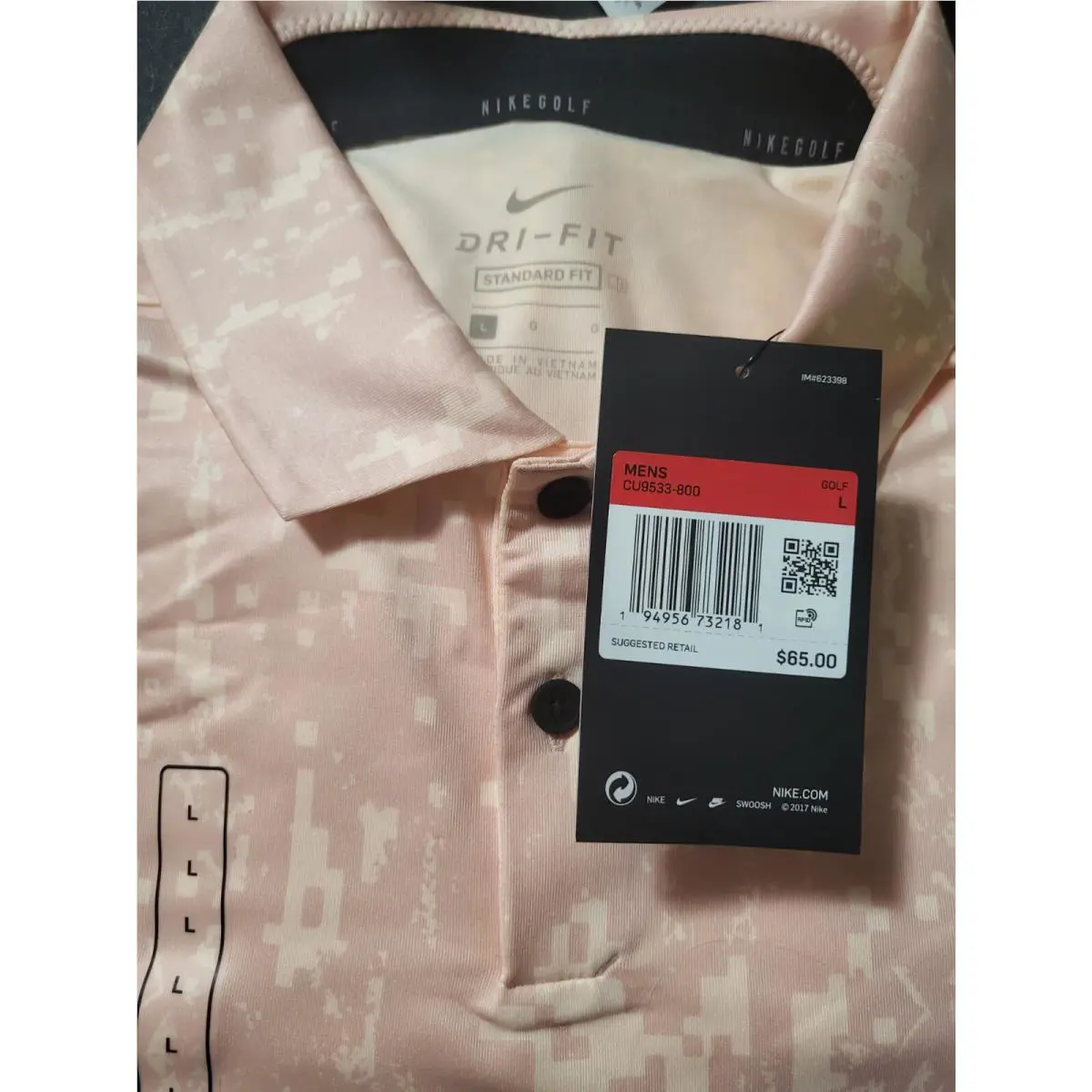 Nike clothing - Dri-Fit Vapor - Vapor - CU9798639 - Hyper Pink / Black (UPC: 195237828579) 0