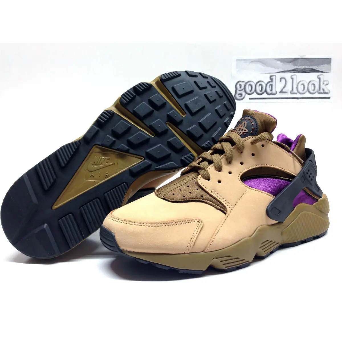 Nike shoes - Nike Air Huarache - Air Huarache - DH8143201 - Brown (UPC: 195243765066) 0