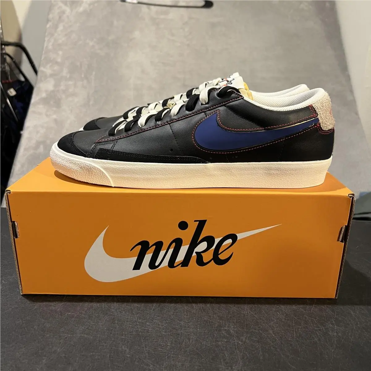 Nike shoes - Nike Blazer Low `77 PRM - DH4370-001 - Black 2