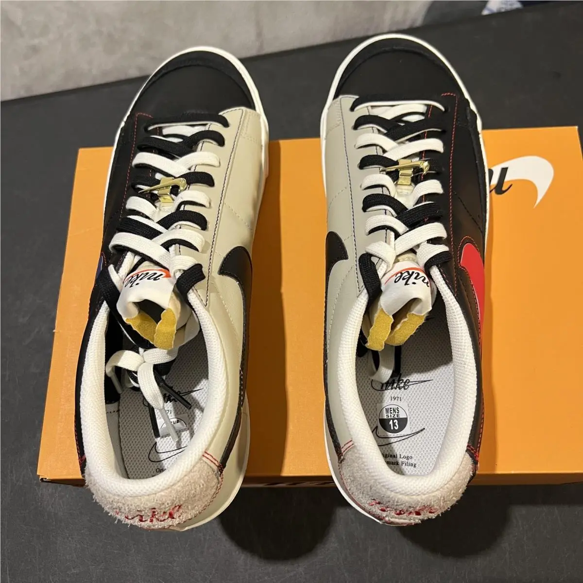 Nike shoes - Nike Blazer Low `77 PRM - DH4370-001 - Black 7