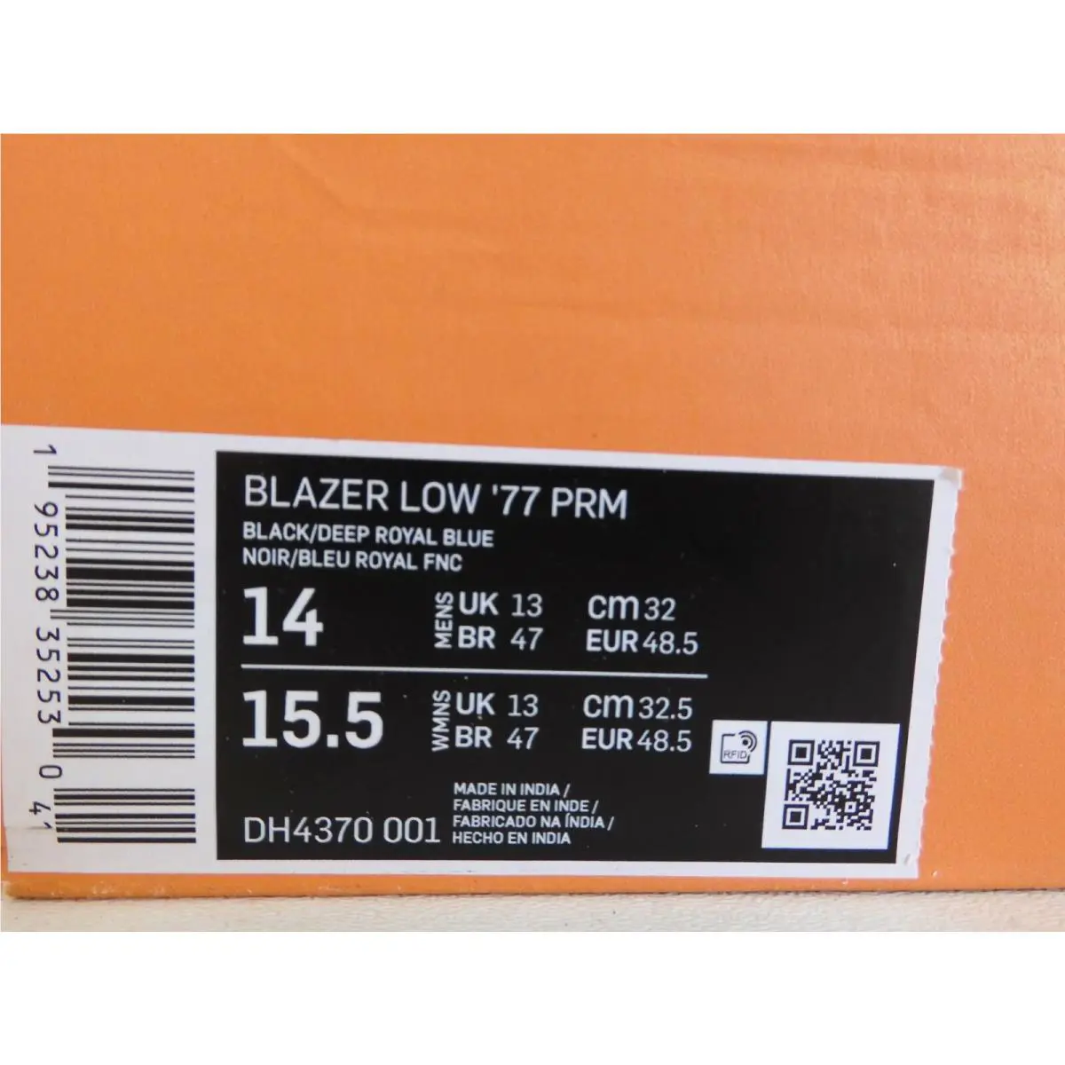 Nike shoes - Nike Blazer Low `77 PRM - DH4370-001 - Black 3