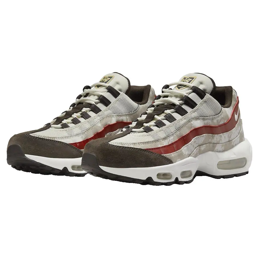 Nike shoes - Nike Air Max 95 - Air Max - DQ9016-001 - Multicolor, Manufacturer: LIGHT BONE/SUMMIT WHITE/KHAKI/DUNE RED/VELVET BROWN/LEMON WASH 0