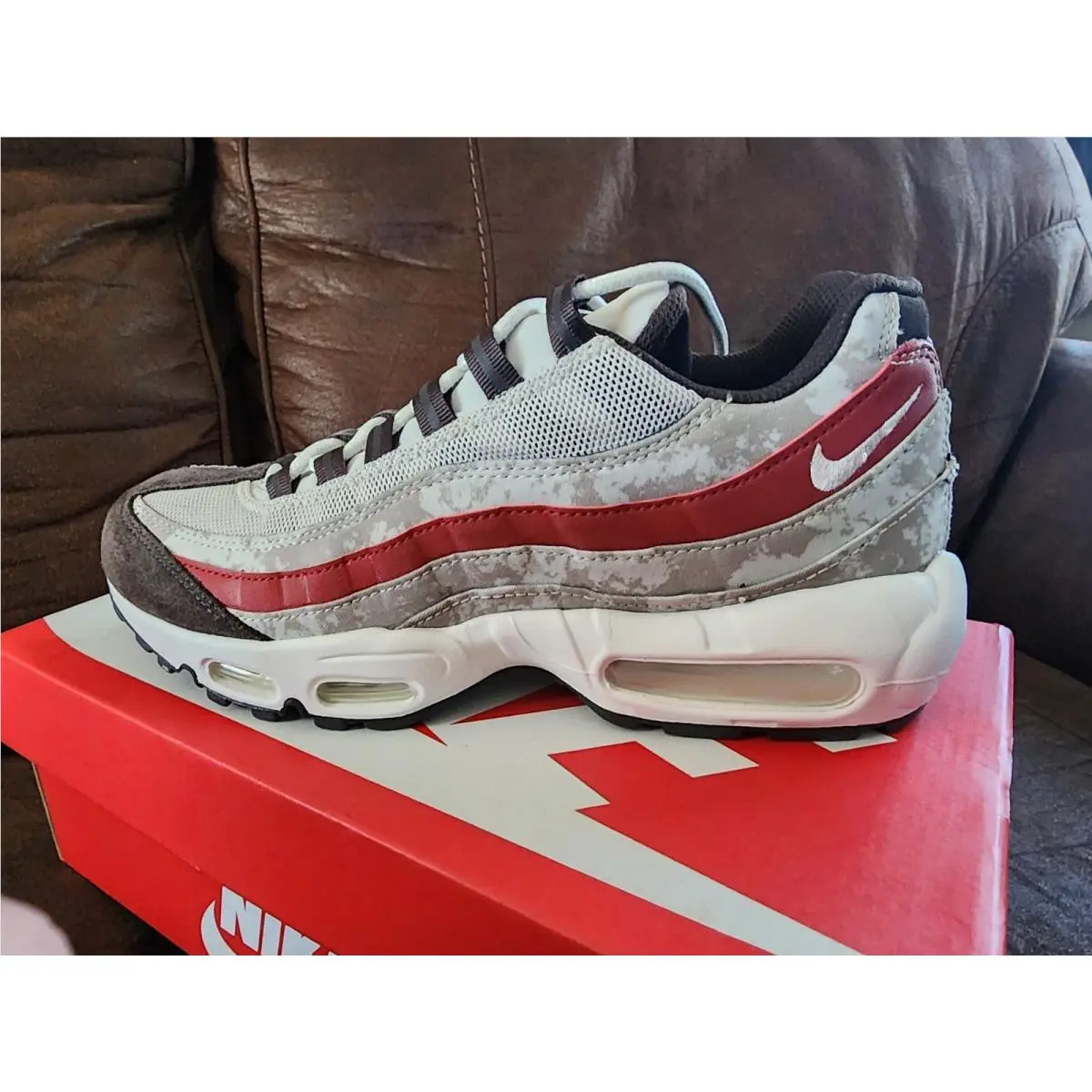 Nike shoes - Nike Air Max 95 - Air Max - DQ9016 001 - bone/white/khaki (UPC: 194498582022) 0