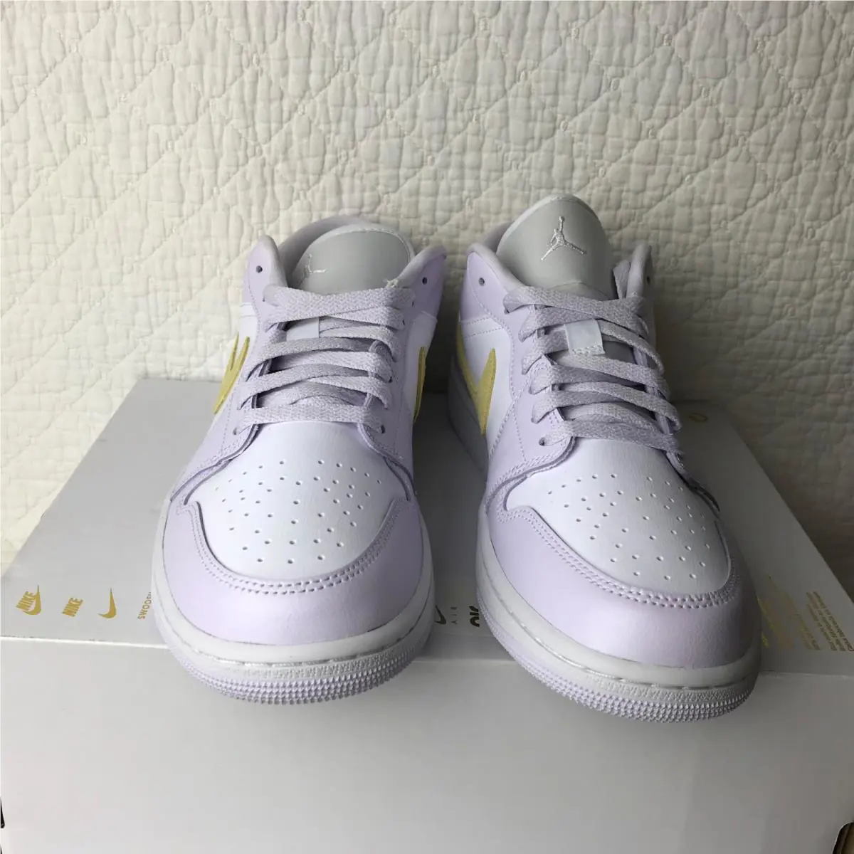 Nike shoes - Nike Air Jordan 1 - Air - DC0774-501 - Barely Grape/Lemon Wash-White 3