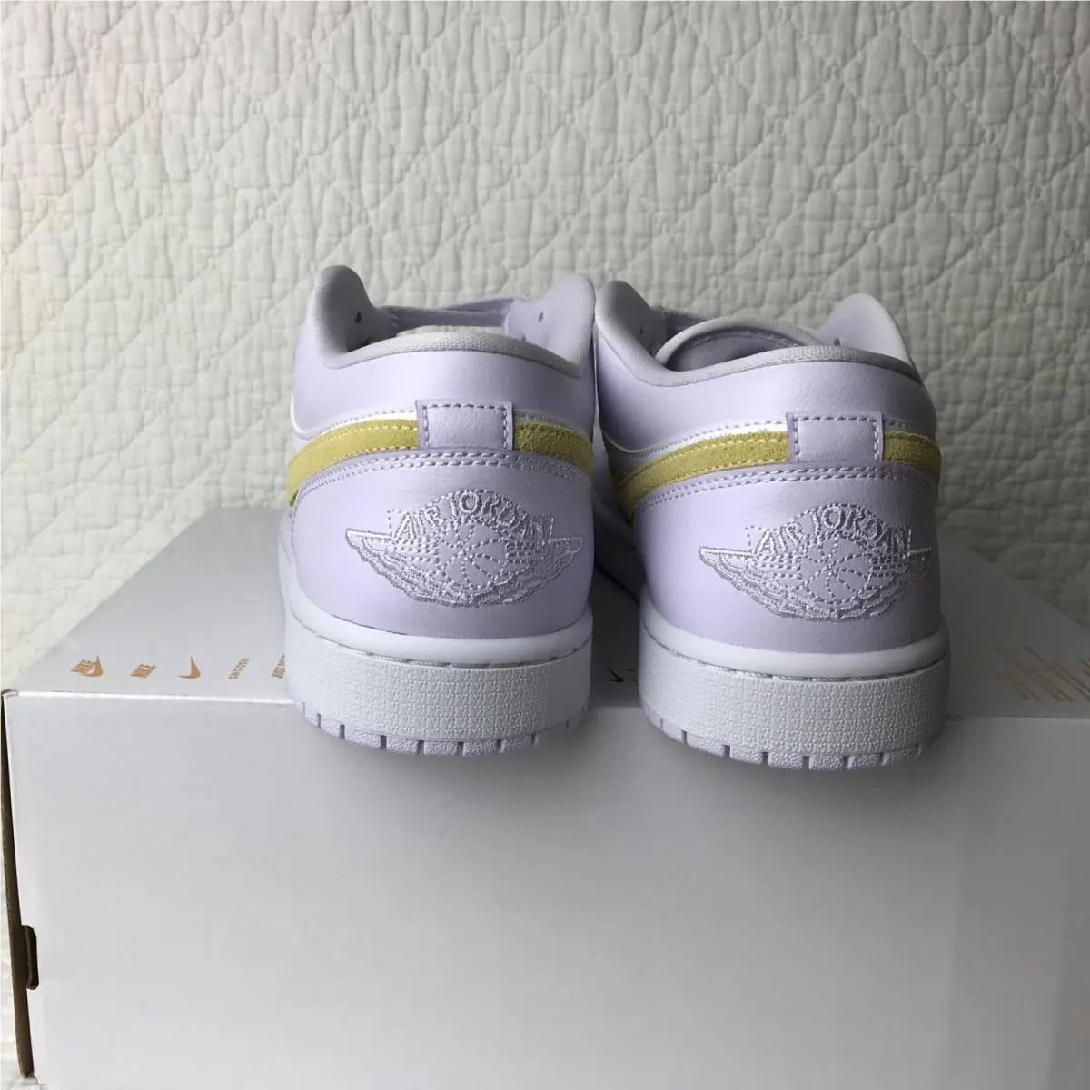 Nike shoes - Nike Air Jordan 1 - Air - DC0774-501 - Barely Grape/Lemon Wash-White 4