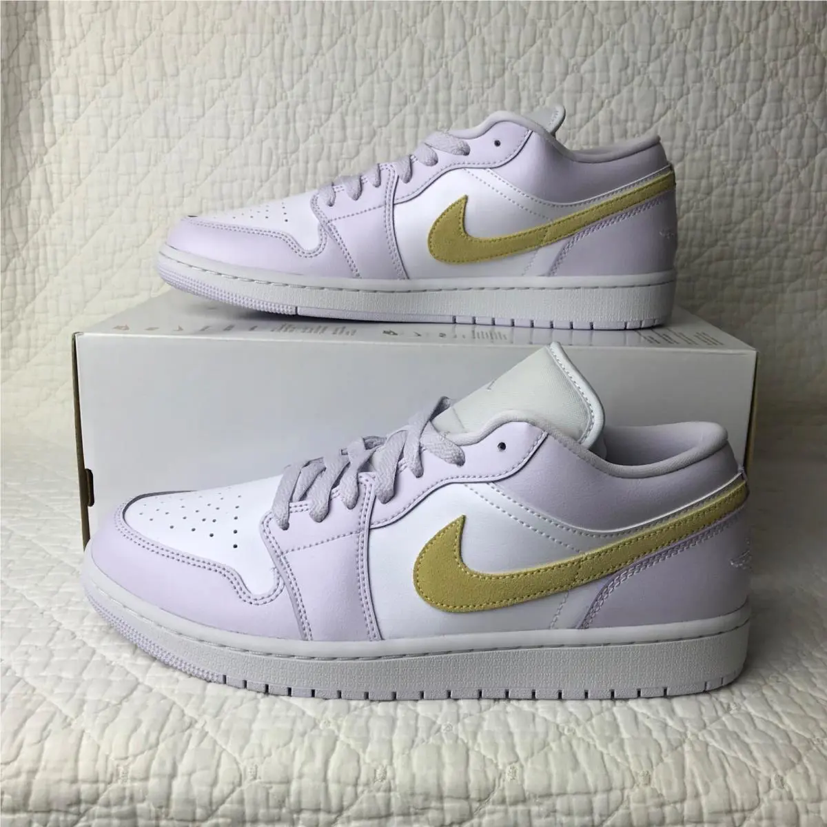 Nike shoes - Nike Air Jordan 1 - Air - DC0774-501 - Barely Grape/Lemon Wash-White 1