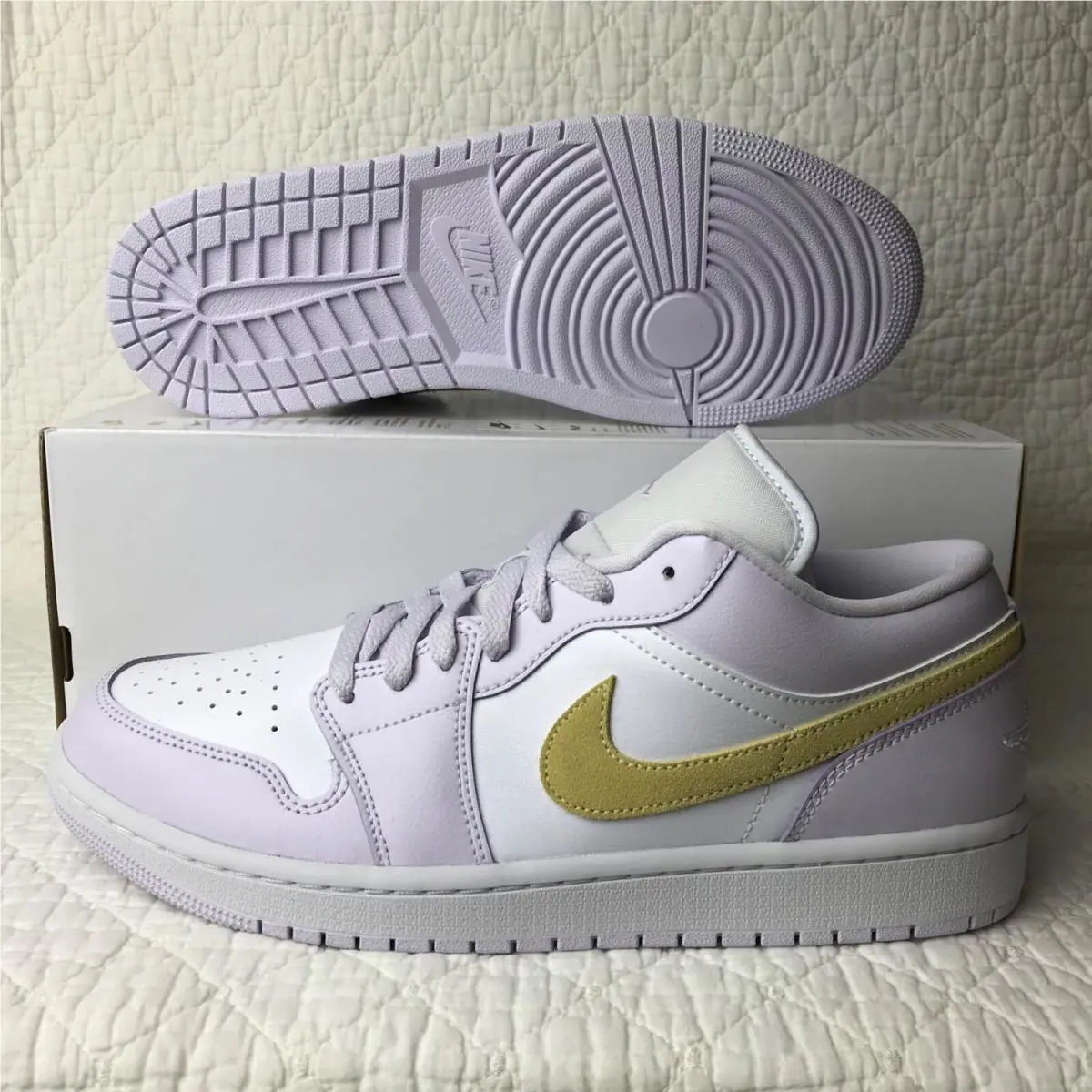 Nike shoes - Nike Air Jordan 1 - Air - DC0774-501 - Barely Grape/Lemon Wash-White 2