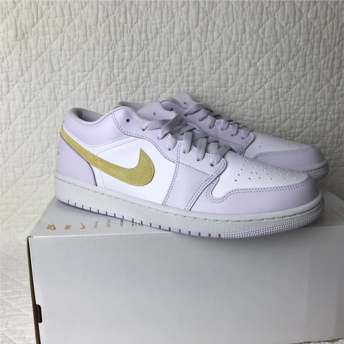 Nike shoes - Nike Air Jordan 1 - Air - DC0774-501 - Barely Grape/Lemon Wash-White 6