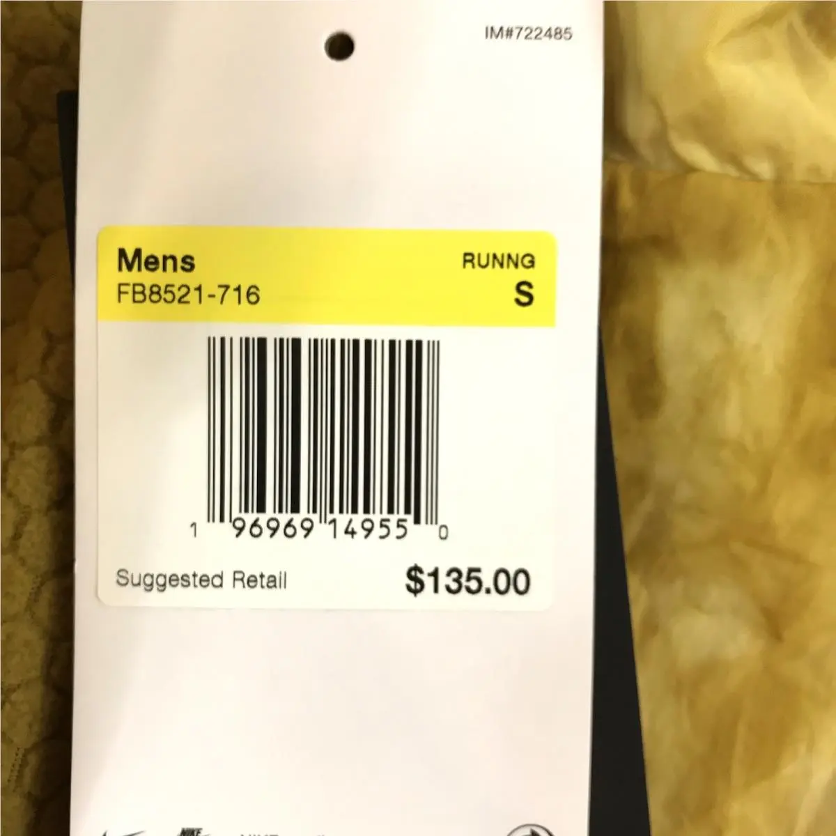 Nike clothing - Nike Repel Studio - Repel Studio - FB8522010 - Yellow (UPC: 196969149550) 1