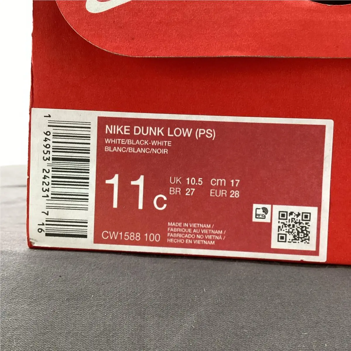 Nike shoes - Nike Dunk Low - Dunk Low - CW1588-100 - Black/White (UPC: 194953242317) 9