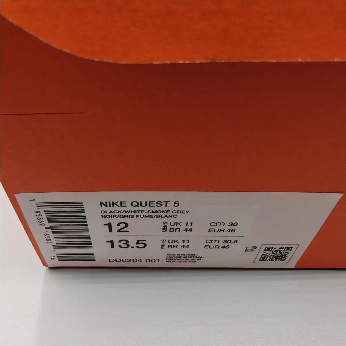 Nike shoes - Nike Quest 5 - Quest - DD0204-001 - Black/White 8