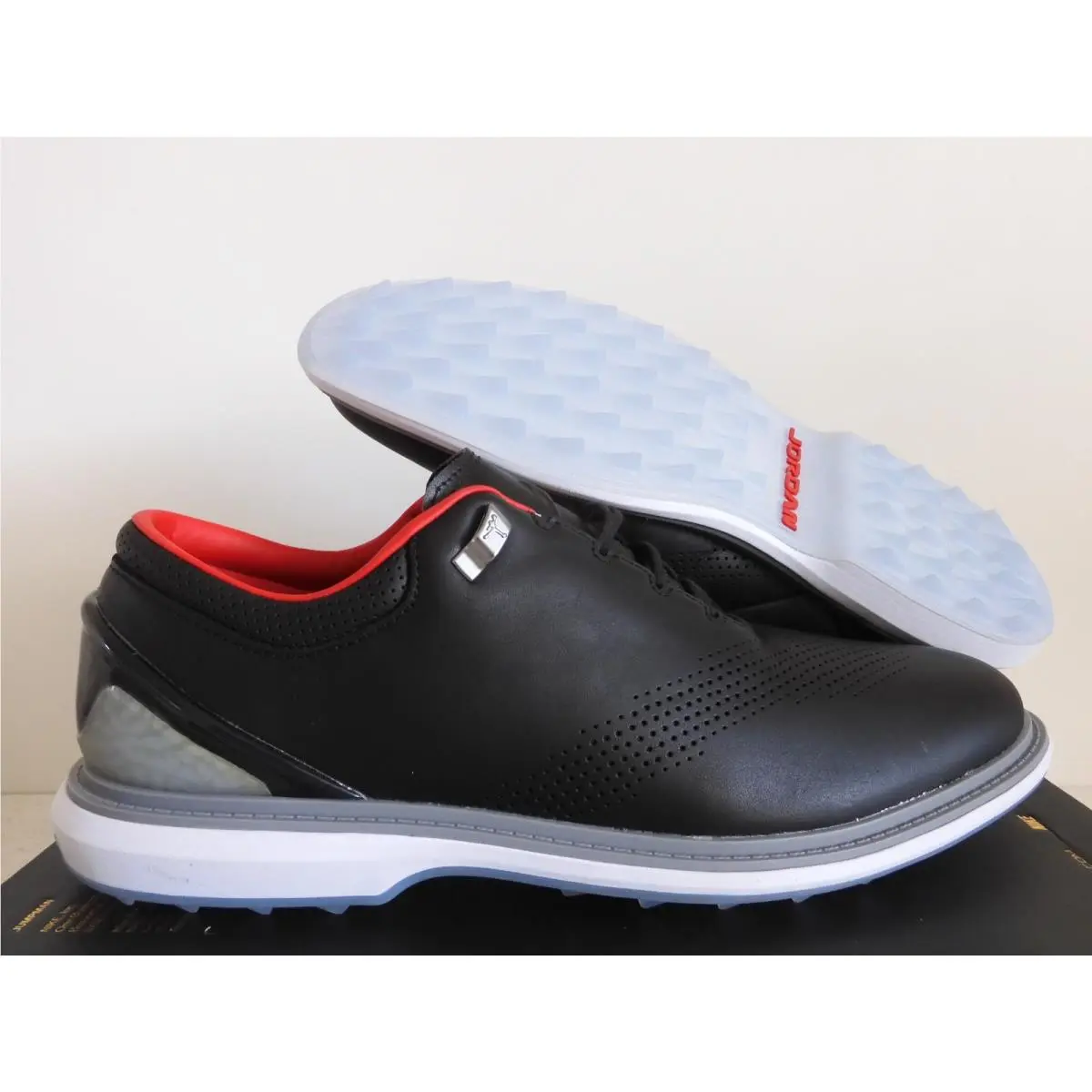 Nike Jordan Adg 4 Golf Cleats Black-white-cement Grey SZ 13 DM0103-015 - Black