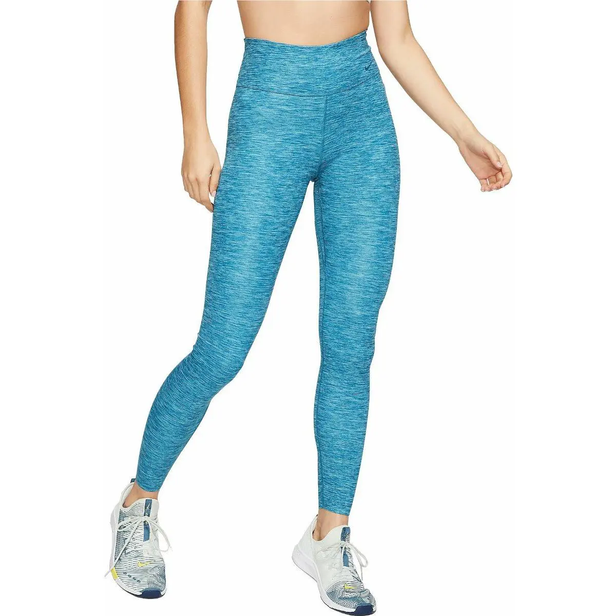 One Luxe Mid Rise Full Length Women`s Tights Size L by Nike