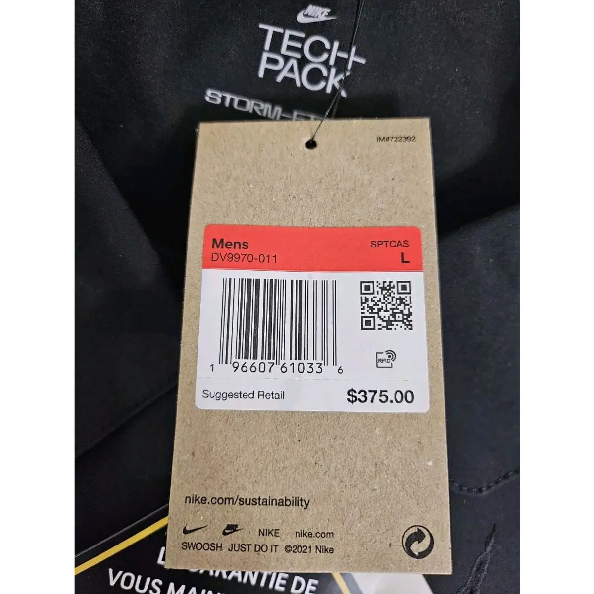 Nike clothing - DV9970011 - DV9970011 - Black (UPC: 196607610336) 9